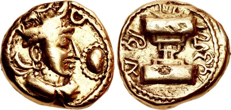 Fifth or sixth-century coin from Sindh