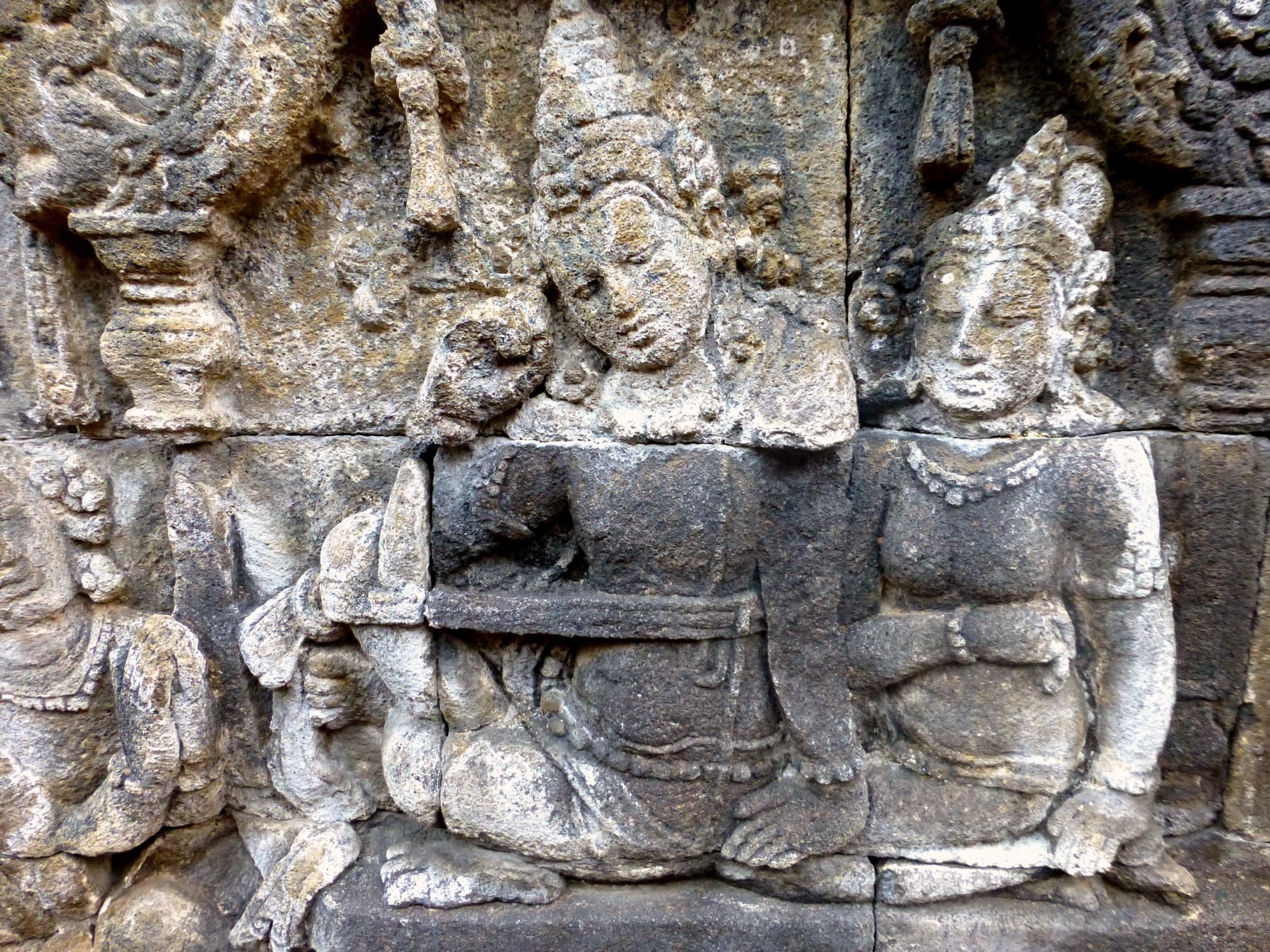 Borobudur relief from the Rudrayana story cycle